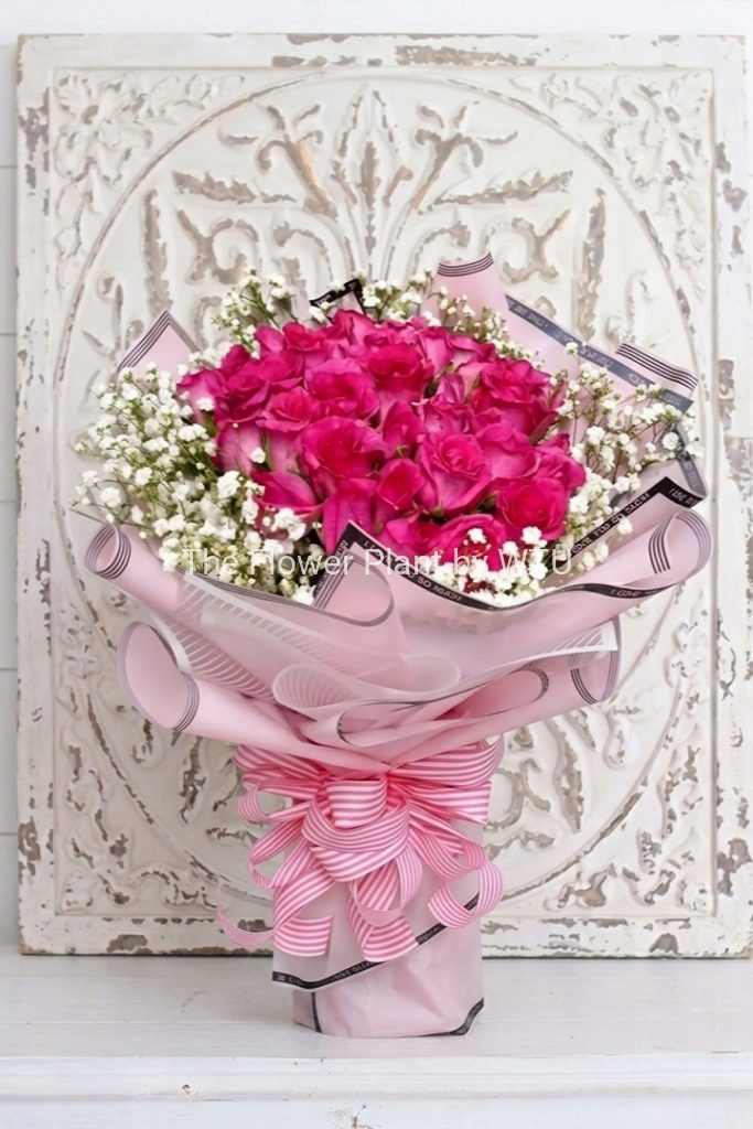 Pink flowers bouquet
